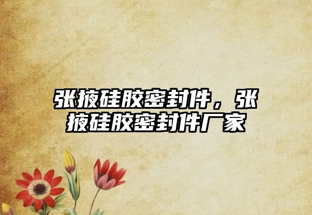 張掖硅膠密封件，張掖硅膠密封件廠家