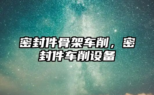 密封件骨架車削，密封件車削設(shè)備